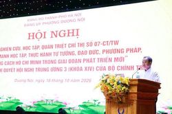 Đảng bộ phường Dương Nội qu&aacute;n triệt Chỉ thị số 07-CT/TW, gắn học tập v&agrave; thực h&agrave;nh