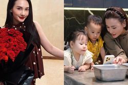 Tin sao 18/10: Cặp song sinh nh&agrave; Phương Oanh v&agrave;o bếp c&ugrave;ng mẹ; chồng Bảo Thanh ngọt ng&agrave;o trong sinh nhật vợ
