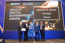 Bộ Tư pháp được vinh danh tại Giải thưởng Chính phủ số ASOCIO 2026