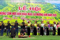 Độc đáo lễ hội Kin Khảu Mảu của người Thái ở Mường Kim