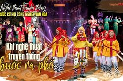 Nghệ thuật truyền thống trước cơ hội c&ocirc;ng nghiệp văn ho&aacute;B&agrave;i 1: Khi nghệ thuật truyền thống bước ra phố