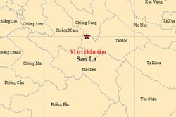 Động đất 4,2 độ tại x&atilde; T&agrave; Hộc, tỉnh Sơn La