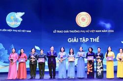 Vinh danh những điển hình phụ nữ Việt Nam giàu nghị lực, sáng tạo