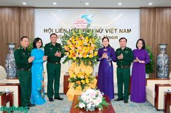 Bộ Tư lệnh Bộ đội Biên phòng chúc mừng Trung ương Hội Liên hiệp Phụ nữ Việt Nam nhân ngày 20/10