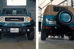 Toyota Hilux cũ giá rẻ 'lột xác' thành Land Cruiser cổ điển