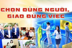 Chọn đúng người, giao đúng việc