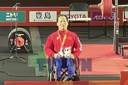 Lực sỹ Lê Văn Công giành huy chương bạc tại Asian Para Games 2026
