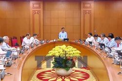 Thường trực Ban Bí thư làm việc với Học viện Chính trị quốc gia Hồ Chí Minh