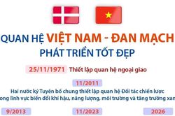 Quan hệ Việt Nam - Đan Mạch ph&aacute;t triển tốt đẹp