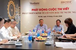 Ph&aacute;t động cuộc thi viết 'Ph&aacute;t triển kinh tế c&oacute; vốn đầu tư nước ngo&agrave;i'
