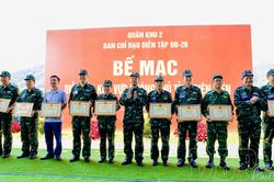 Điện Bi&ecirc;n ho&agrave;n th&agrave;nh xuất sắc diễn tập khu vực ph&ograve;ng thủ tỉnh