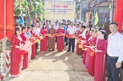 Xã La Ngà khánh thành công trình đường, cầu dân sinh tại tổ 10, ấp Mít Nài