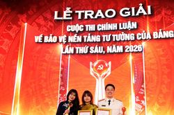L&acirc;m Đồng đoạt 2 giải tại Cuộc thi ch&iacute;nh luận bảo vệ nền tảng tư tưởng của Đảng lần thứ 6