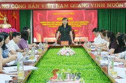 Hội nghị th&ocirc;ng qua dự thảo b&aacute;o c&aacute;o kết quả kiểm tra đối với Đảng ủy Sở T&agrave;i ch&iacute;nh