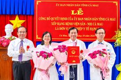Bệnh viện Sản - Nhi C&agrave; Mau đạt ti&ecirc;u chuẩn Bệnh viện hạng I