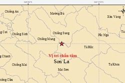 Hai trận động đất li&ecirc;n tiếp vừa xảy ra tại tỉnh Sơn La