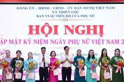 X&atilde; Thi&ecirc;n Lộc: Quan t&acirc;m, ph&aacute;t huy vai tr&ograve; của nữ c&aacute;n bộ, c&ocirc;ng chức, vi&ecirc;n chức