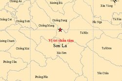 Vừa động đất mạnh 4.2 độ ở Sơn La