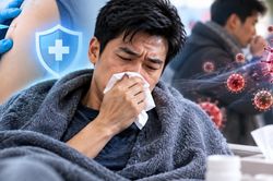 Chủ quan v&igrave; đ&atilde; ti&ecirc;m vaccine, người đ&agrave;n &ocirc;ng vẫn mắc c&uacute;m A sau lần tiếp x&uacute;c