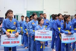 Gần 250 v&otilde; sinh tranh t&agrave;i tại Giải V&ocirc; địch Vovinam Quảng Ng&atilde;i 2026