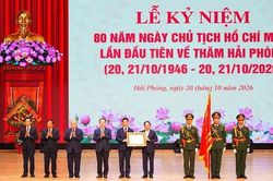 Hải Ph&ograve;ng kỷ niệm 80 năm B&aacute;c Hồ về thăm, đẩy mạnh học tập v&agrave; l&agrave;m theo lời B&aacute;c