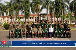 Giao lưu sĩ quan trẻ Việt Nam - Ấn Độ năm 2026