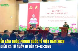 Triển l&atilde;m Quốc ph&ograve;ng quốc tế Việt Nam 2026 sẽ diễn ra từ ng&agrave;y 10 đến 13-12-2026