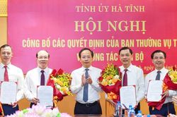 H&agrave; Tĩnh lu&acirc;n chuyển, điều động nhiều c&aacute;n bộ chủ chốt