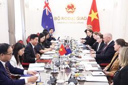 Tham vấn ch&iacute;nh trị Việt Nam - New Zealand lần thứ 14