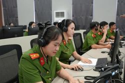 C&ocirc;ng an TP Hồ Ch&iacute; Minh ra mắt Tổ tiếp nhận, xử l&yacute; th&ocirc;ng tin khẩn cấp