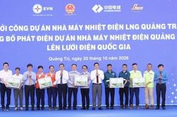 Khởi c&ocirc;ng dự &aacute;n Nh&agrave; m&aacute;y nhiệt điện LNG Quảng Trạch II