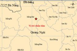 Quảng Ng&atilde;i xảy ra 3 trận động đất li&ecirc;n tiếp trong hai ng&agrave;y
