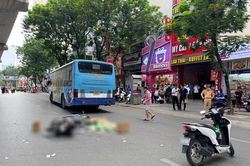 Ng&atilde; ra đường sau tai nạn, c&ocirc; g&aacute;i bị xe bu&yacute;t c&aacute;n tử vong ở H&agrave; Nội