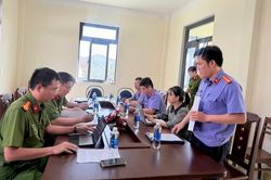 VKSND khu vực 8, tỉnh Quảng Ng&atilde;i kiểm s&aacute;t nguồn tin tội phạm tại C&ocirc;ng an x&atilde;