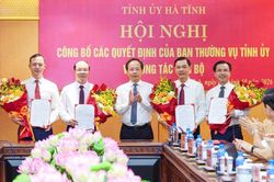 H&agrave; Tĩnh lu&acirc;n chuyển, điều động nhiều c&aacute;n bộ chủ chốt