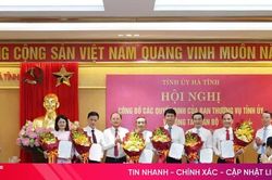 C&ocirc;ng bố c&aacute;c quyết định của BTV Tỉnh ủy H&agrave; Tĩnh về c&ocirc;ng t&aacute;c c&aacute;n bộ