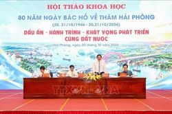 Hội thảo khoa học 80 năm Ng&agrave;y B&aacute;c Hồ về thăm Hải Ph&ograve;ng