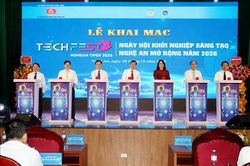 Khai mạc Ng&agrave;y hội khởi nghiệp s&aacute;ng tạo Nghệ An mở rộng năm 2026