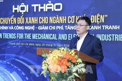 Th&uacute;c đẩy chuyển đổi xanh trong ng&agrave;nh cơ kh&iacute; - điện