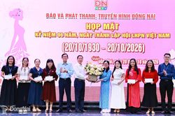 B&aacute;o v&agrave; Ph&aacute;t thanh, Truyền h&igrave;nh Đồng Nai họp mặt kỷ niệm ng&agrave;y Phụ nữ Việt Nam 20-10
