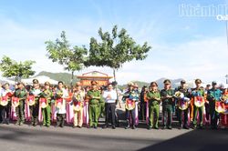 Huy động nhiều lực lượng thực tập chữa ch&aacute;y, cứu nạn, cứu hộ