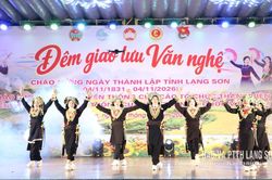 Bắc Sơn: Giao lưu văn nghệ chào mừng 96 năm Ngày truyền thống MTTQ Việt Nam và Ngày thành lập tỉnh Lạng Sơn