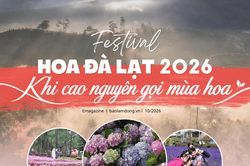 Festival Hoa Đ&agrave; Lạt 2026: Khi cao nguy&ecirc;n gọi m&ugrave;a hoa