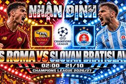 Nhận định b&oacute;ng đ&aacute; AS Roma vs Slovan Bratislava: Malen v&agrave; m&oacute;n nợ Europa League 2011