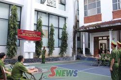 Kiểm tra, đ&aacute;nh gi&aacute; phương &aacute;n bảo vệ mục ti&ecirc;u trụ sở Tỉnh ủy Sơn La