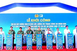 Khởi c&ocirc;ng Dự &aacute;n x&acirc;y dựng nh&agrave; ở cho lực lượng vũ trang C&ocirc;ng an nh&acirc;n d&acirc;n tại x&atilde; Đ&ocirc;ng Anh