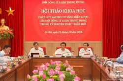 Ph&aacute;t huy vai tr&ograve; tư vấn chiến lược của Hội đồng L&yacute; luận Trung ương trong kỷ nguy&ecirc;n ph&aacute;t triển mới