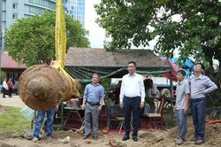 S&uacute;ng thần c&ocirc;ng 168 năm tuổi ph&aacute;t lộ dưới l&ograve;ng đất Th&agrave;nh Điện Hải