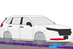 Honda ph&aacute;t triển c&ocirc;ng nghệ sạc &ocirc; t&ocirc; điện khi đang chạy