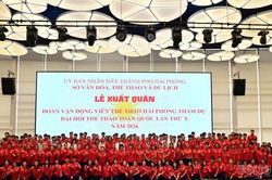 Đoàn thể thao Hải Phòng đặt mục tiêu vào top 5 tại Đại hội Thể thao toàn quốc lần thứ X